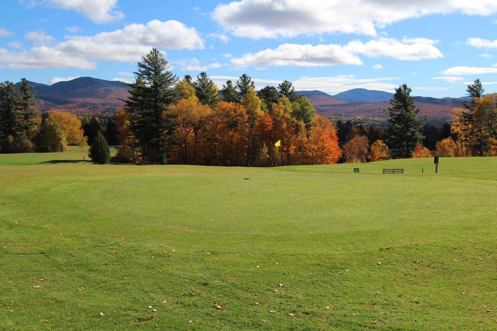 A spacious outdoors at VRI's Lake Placid Club Lodges in New York.